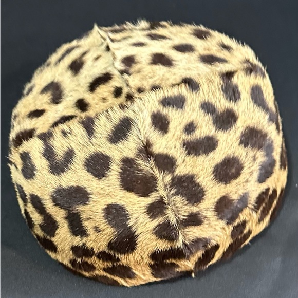 Accessories Vintage Leopard Pillbox Hat Poshmark